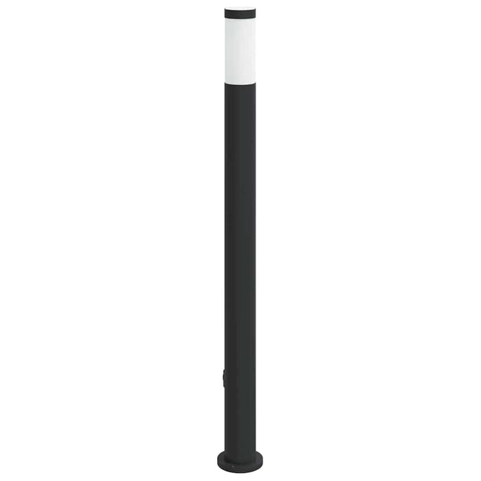 Stâlp luminos cu senzor și priză 110 cm oțel inoxidabil IP44 - WALTI WALTI