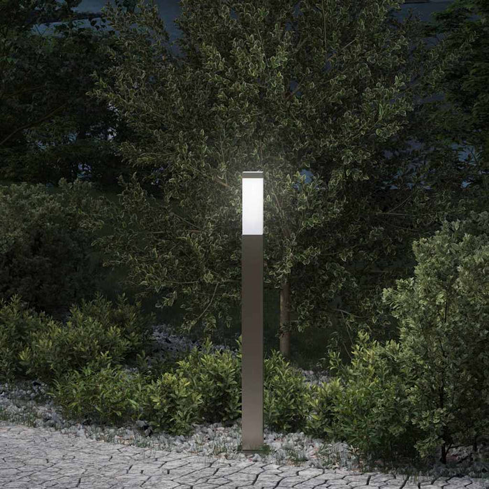 Stâlp luminos 80 cm oțel inoxidabil IP44 - WALTI WALTI