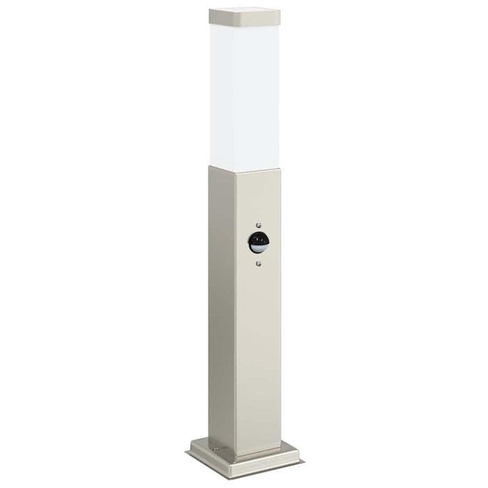 Stâlpi iluminatori cu senzor, 3 buc., 50 cm, oțel inoxidabil, IP44 - WALTI WALTI