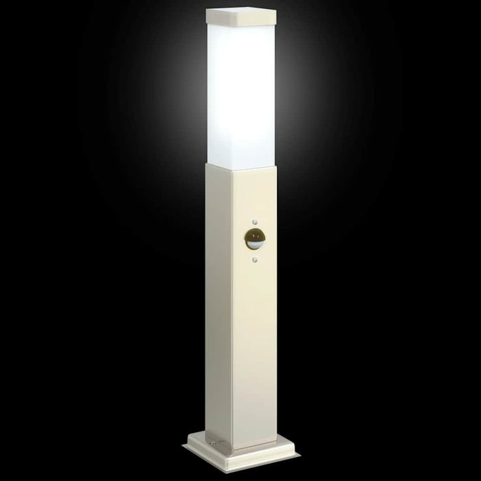 Stâlpi iluminatori cu senzor, 3 buc., 50 cm, oțel inoxidabil, IP44 - WALTI WALTI