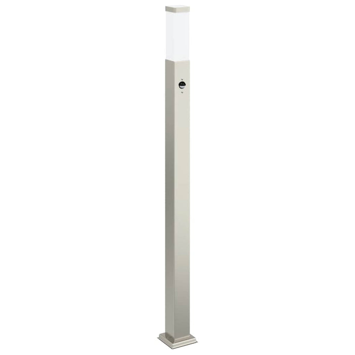 Stâlp luminos cu senzor 110 cm oțel inoxidabil IP44 - WALTI WALTI