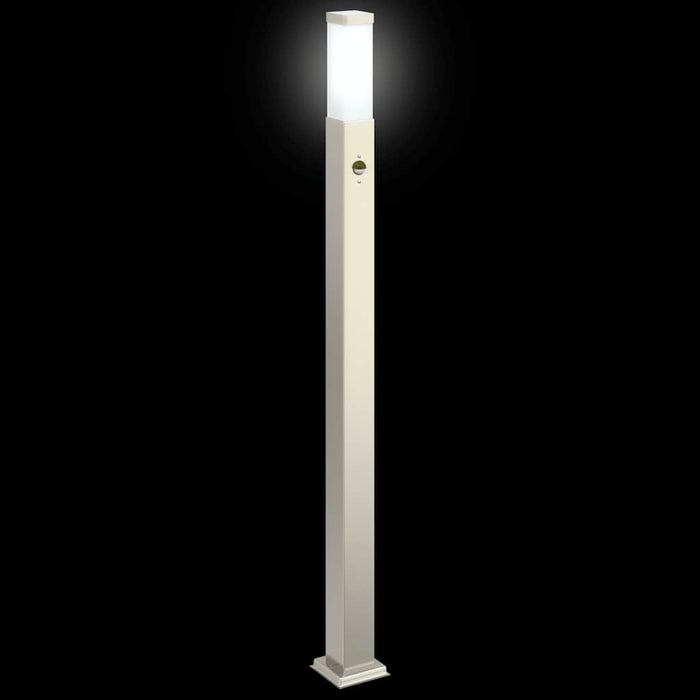 Stâlp luminos cu senzor 110 cm oțel inoxidabil IP44 - WALTI WALTI