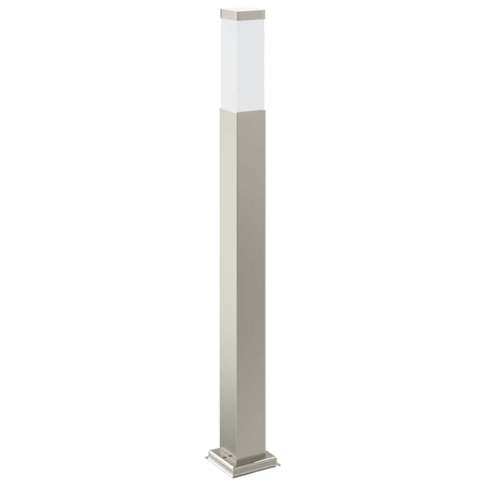 Stâlp luminos cu senzor și priză, 80 cm, oțel inoxidabil, IP44 - WALTI WALTI