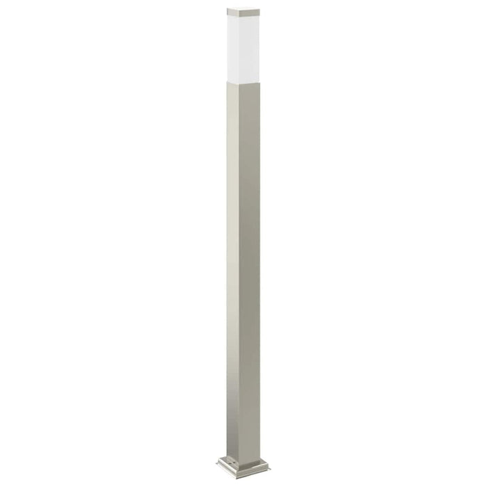 Stâlp luminos cu senzor și priză 110 cm oțel inoxidabil IP44 - WALTI WALTI