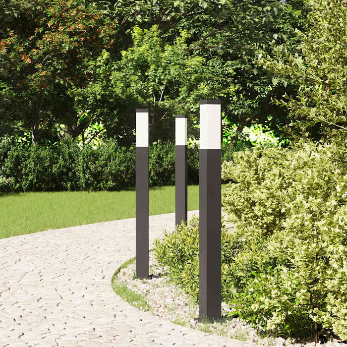 Stâlpi iluminatori 3 buc 80 cm Negru IP44 - WALTI WALTI