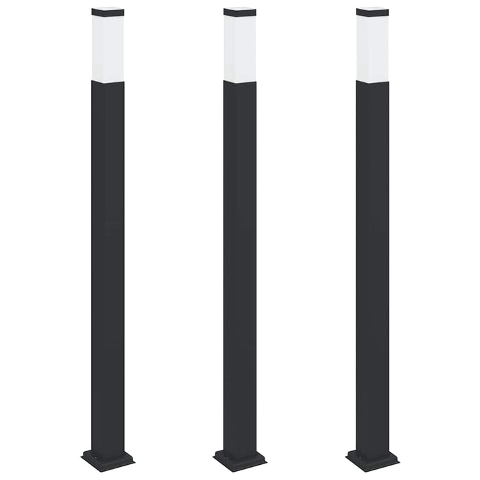 Stâlpi iluminatori 3 buc 110 cm Negru IP44 - WALTI WALTI