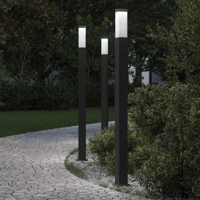 Stâlpi iluminatori 3 buc 110 cm Negru IP44 - WALTI WALTI