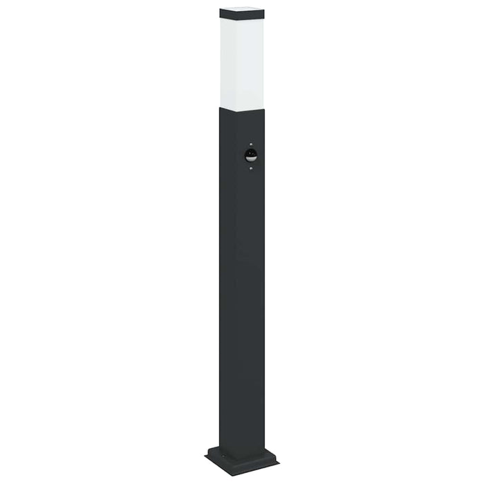 Stâlpi iluminatori cu senzor, 3 buc., 80 cm, negru, IP44 - WALTI WALTI