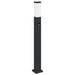 Stâlpi iluminatori cu senzor, 3 buc., 80 cm, negru, IP44 - WALTI WALTI