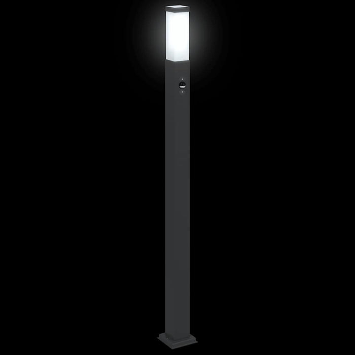 Stâlp luminos cu senzor 110 cm negru IP44 - WALTI WALTI