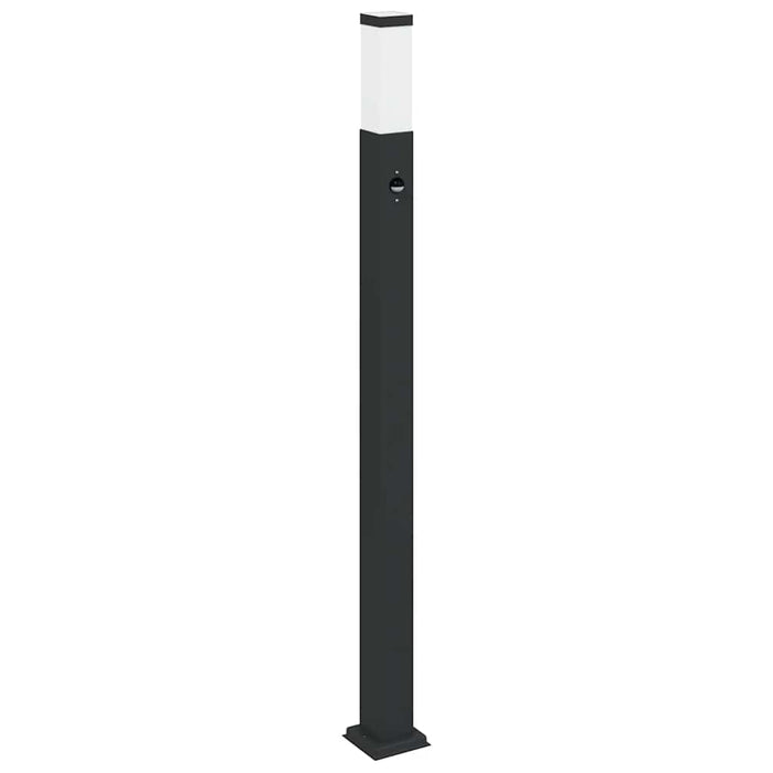 Stâlpi iluminatori cu senzor, 3 buc., 110 cm, negru, IP44 - WALTI WALTI