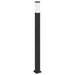 Stâlpi iluminatori cu senzor, 3 buc., 110 cm, negru, IP44 - WALTI WALTI