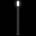 Stâlpi iluminatori cu senzor, 3 buc., 110 cm, negru, IP44 - WALTI WALTI