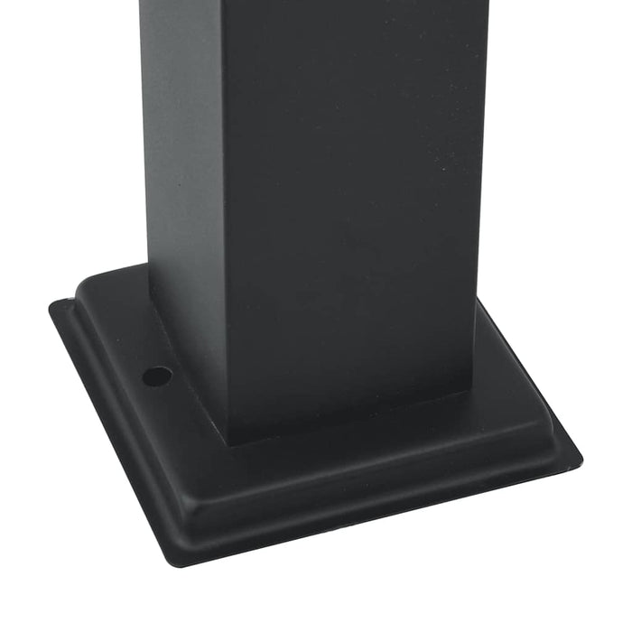Stâlpi iluminatori cu senzor, 3 buc., 110 cm, negru, IP44 - WALTI WALTI