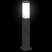 Stâlp luminos cu priză 50 cm negru IP44 - WALTI WALTI
