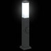 Stâlpi iluminatori cu priză, 3 buc., 50 cm, negru, IP44 - WALTI WALTI