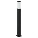 Stâlp luminos cu priză 80 cm negru IP44 - WALTI WALTI