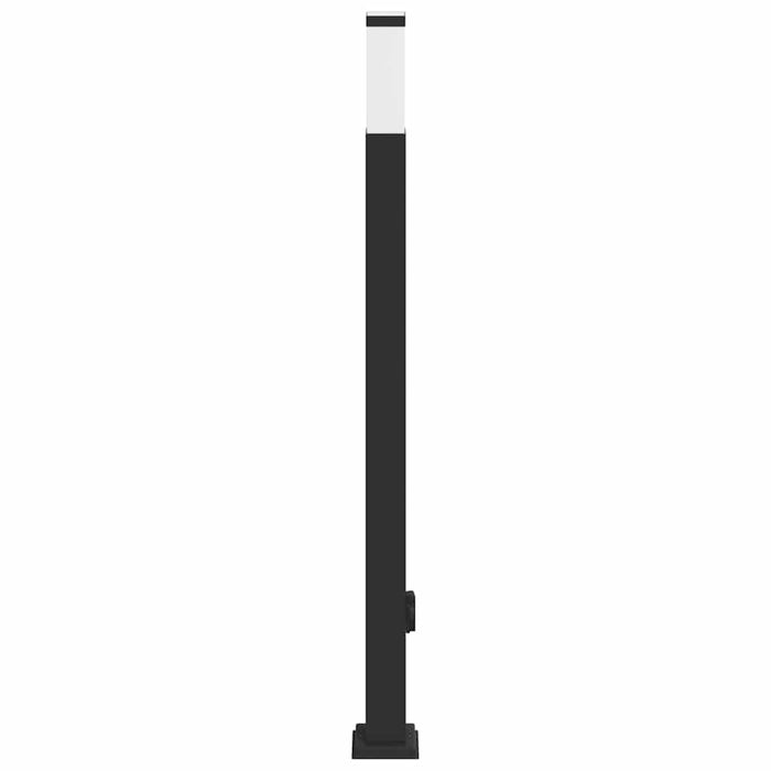 Stâlp luminos cu priză 110 cm negru IP44 - WALTI WALTI