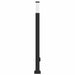Stâlp luminos cu priză 110 cm negru IP44 - WALTI WALTI