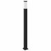 Stâlp luminos cu priză 110 cm negru IP44 - WALTI WALTI