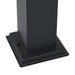 Stâlp luminos cu priză 110 cm negru IP44 - WALTI WALTI