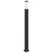 Stâlpi iluminatori cu priză, 3 buc., 110 cm, negru, IP44 - WALTI WALTI