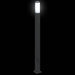 Stâlpi iluminatori cu priză, 3 buc., 110 cm, negru, IP44 - WALTI WALTI