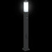 Stâlpi iluminatori cu senzor și priză, 3 buc., 80 cm, negru, IP44 - WALTI WALTI