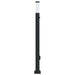 Stâlp luminos cu senzor și priză 110 cm negru IP44 - WALTI WALTI