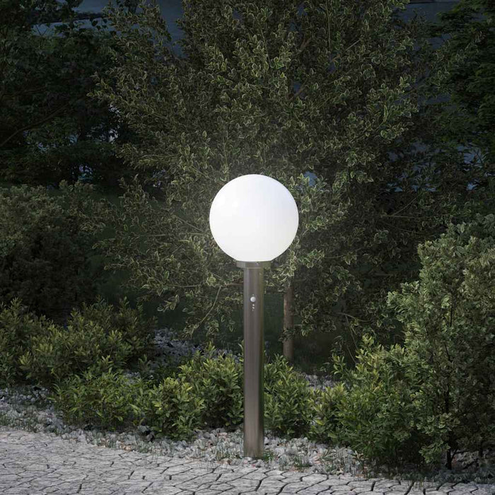 Stâlp luminos cu senzor, 80 cm, oțel inoxidabil, IP44 - WALTI WALTI