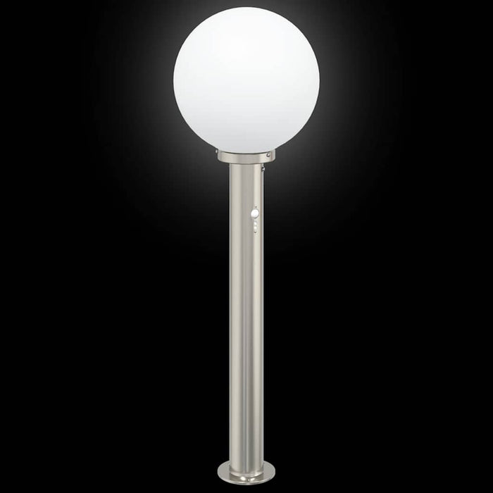 Stâlpi iluminatori cu senzor, 3 buc., 80 cm, oțel inoxidabil, IP44 - WALTI WALTI