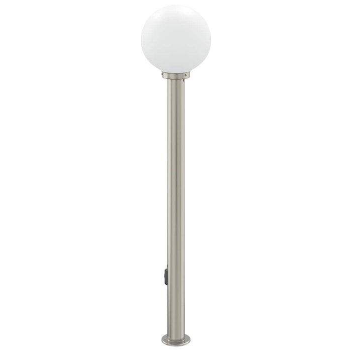 Stâlp luminos cu priză 120 cm oțel inoxidabil IP44 - WALTI WALTI