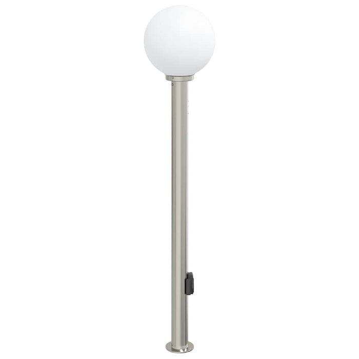 Stâlp luminos cu senzor și priză 120 cm oțel inoxidabil IP44 - WALTI WALTI