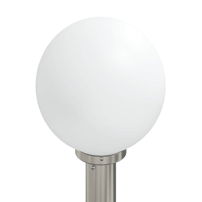 Stâlpi iluminatori cu senzor și priză, 3 buc., 120 cm, oțel inoxidabil, IP44 - WALTI WALTI