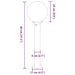 Stâlp luminos 80 cm negru IP44 - WALTI WALTI