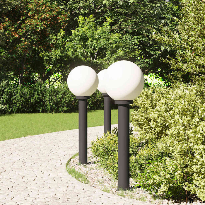 Stâlpi iluminatori 3 buc 80 cm Negru IP44 - WALTI WALTI