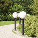 Stâlpi iluminatori 3 buc 80 cm Negru IP44 - WALTI WALTI