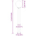 Stâlp luminos 120 cm negru IP44 - WALTI WALTI