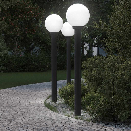 Stâlpi iluminatori 3 buc 120 cm Negru IP44 - WALTI WALTI