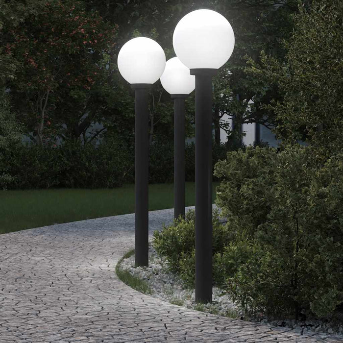 Stâlpi iluminatori 3 buc 120 cm Negru IP44 - WALTI WALTI