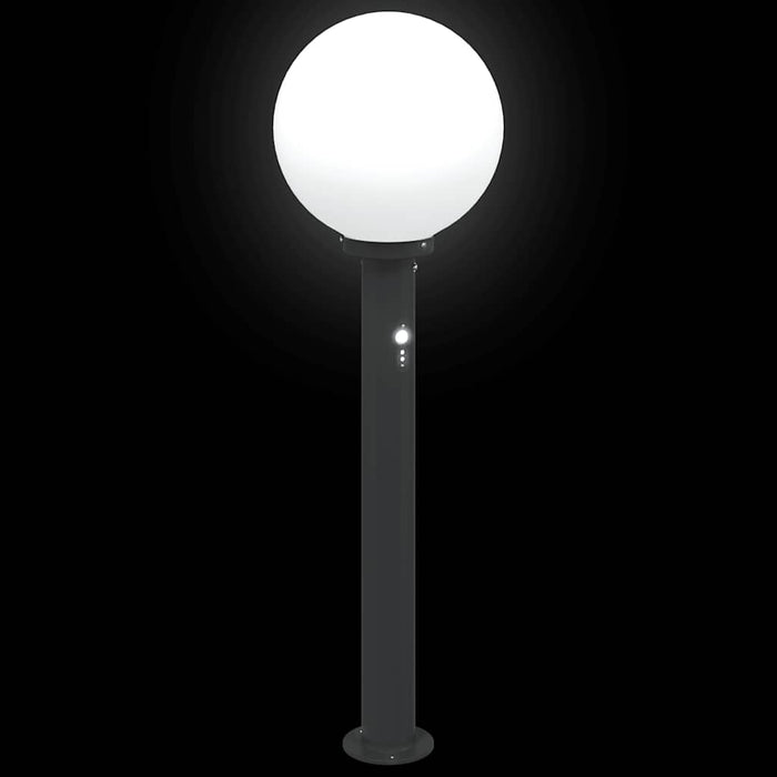 Stâlpi iluminatori cu senzor, 3 buc., 80 cm, negru, IP44 - WALTI WALTI