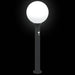 Stâlpi iluminatori cu senzor, 3 buc., 80 cm, negru, IP44 - WALTI WALTI