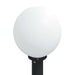 Stâlpi iluminatori cu senzor, 3 buc., 120 cm, negru, IP44 - WALTI WALTI