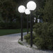 Stâlpi iluminatori cu senzor, 3 buc., 120 cm, negru, IP44 - WALTI WALTI