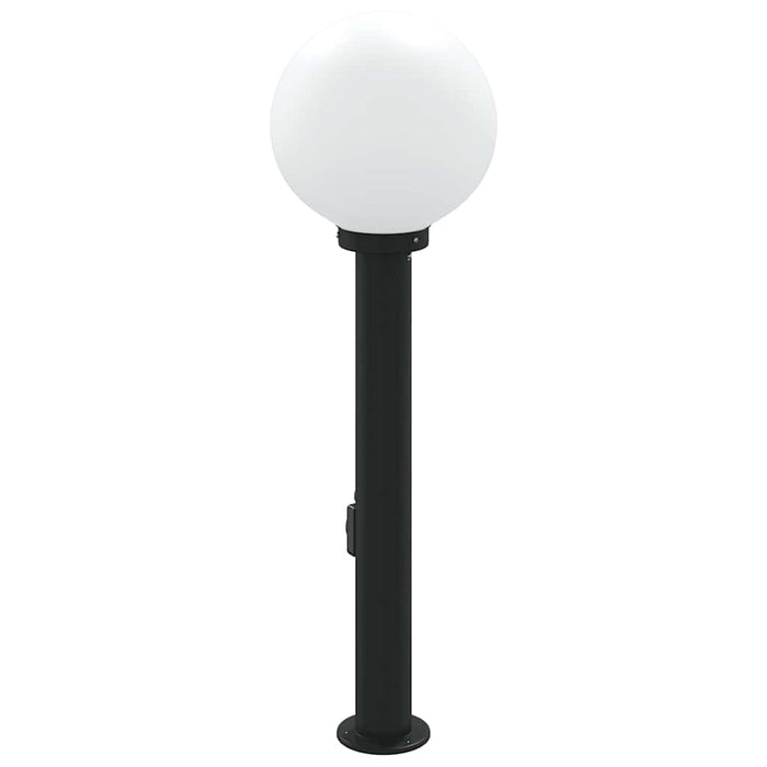Stâlp luminos cu priză 80 cm negru IP44 - WALTI WALTI