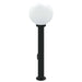 Stâlp luminos cu priză 80 cm negru IP44 - WALTI WALTI