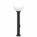 Stâlpi iluminatori cu priză, 3 buc., 80 cm, negru, IP44 - WALTI WALTI