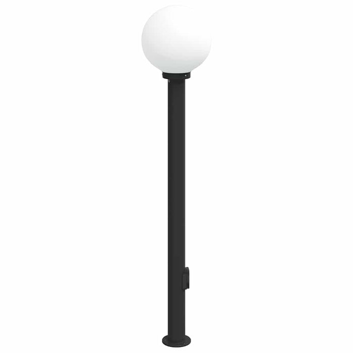 Stâlp luminos cu priză 120 cm negru IP44 - WALTI WALTI