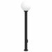 Stâlp luminos cu priză 120 cm negru IP44 - WALTI WALTI