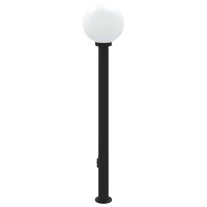 Stâlp luminos cu priză 120 cm negru IP44 - WALTI WALTI